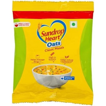 Sundrop Hearts Oats Classic Masala 38Gm